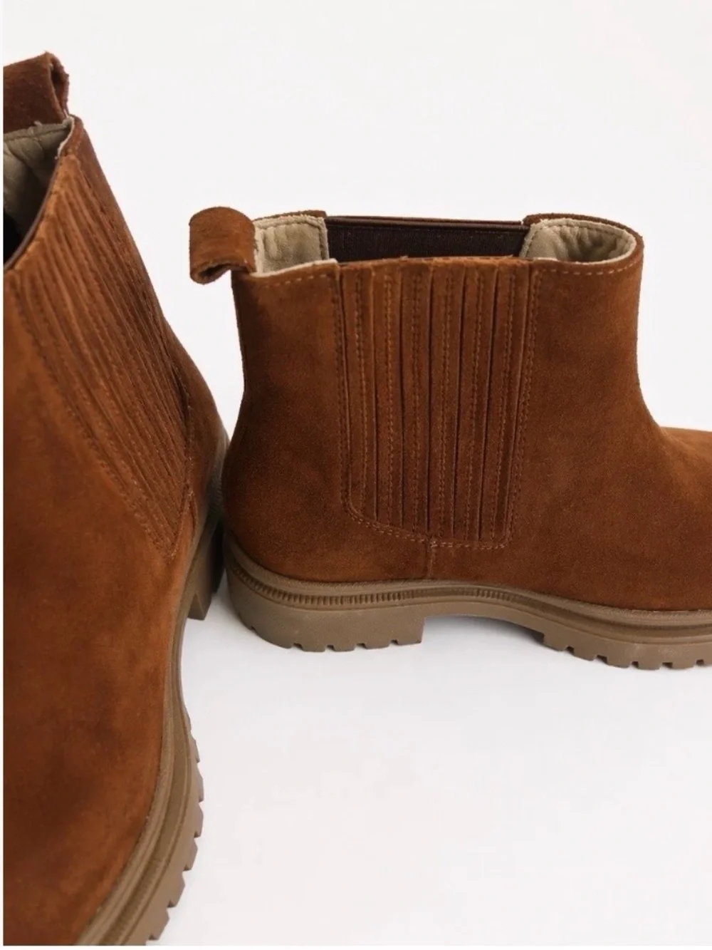 Patina Chelsea Boot Chestnut Suede Portland Leather Co